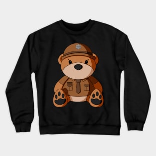 State Trooper Teddy Bear Crewneck Sweatshirt